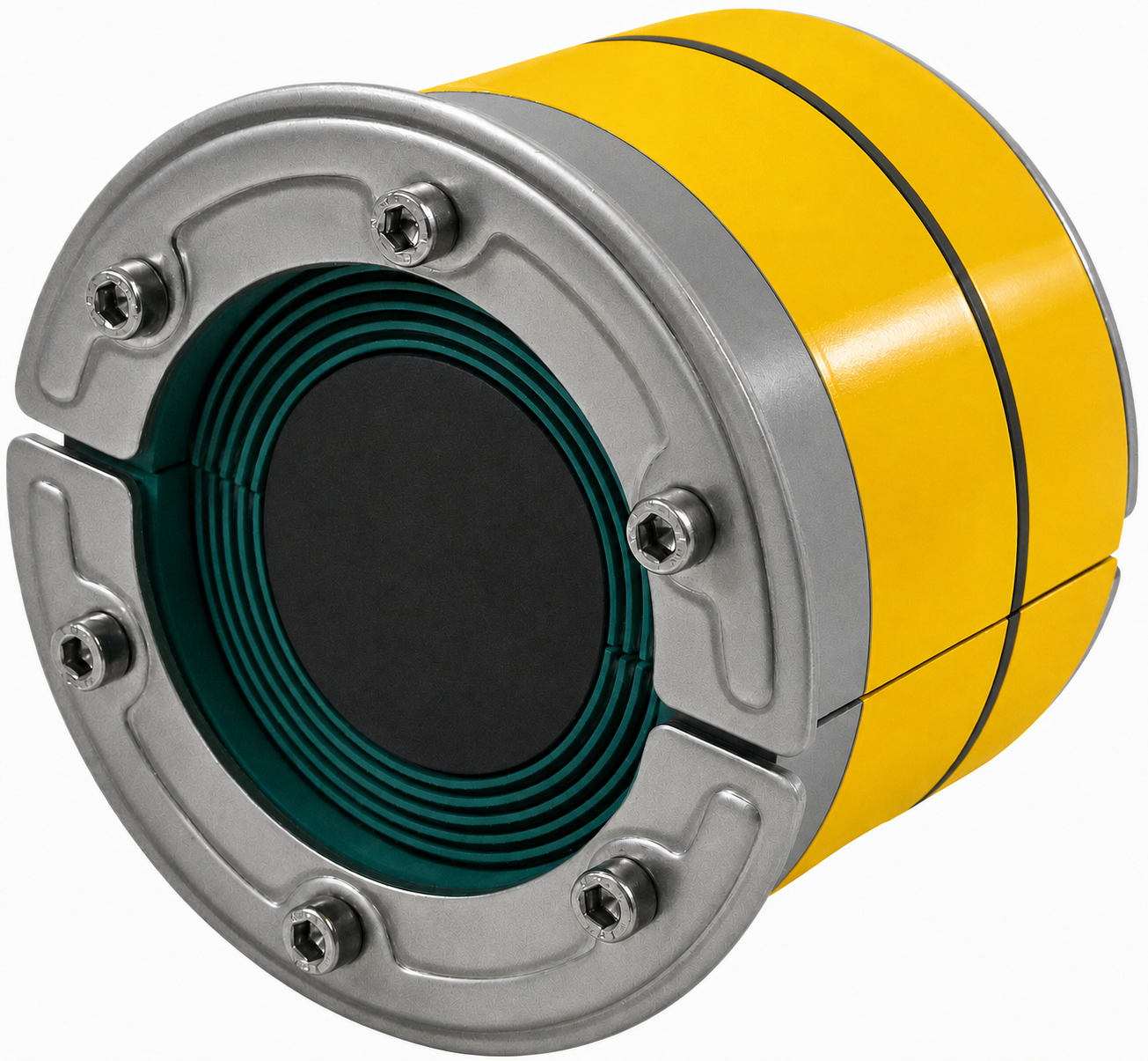 DEWIN TSR series circular sealing module showing concentric step-core rubber layers