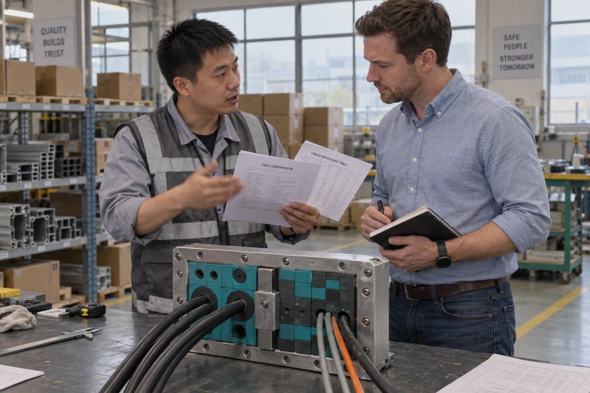 Cross-Brand Certification Mixing certified second-source components with existing 120-frame transit systems safely (ID#3)