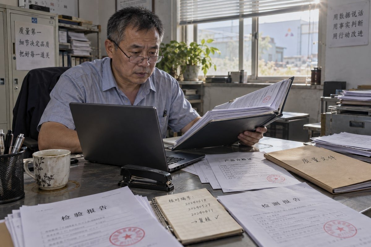 Factory Audit Documents Checklist of certifications and documents required before a remote factory audit (ID#2)