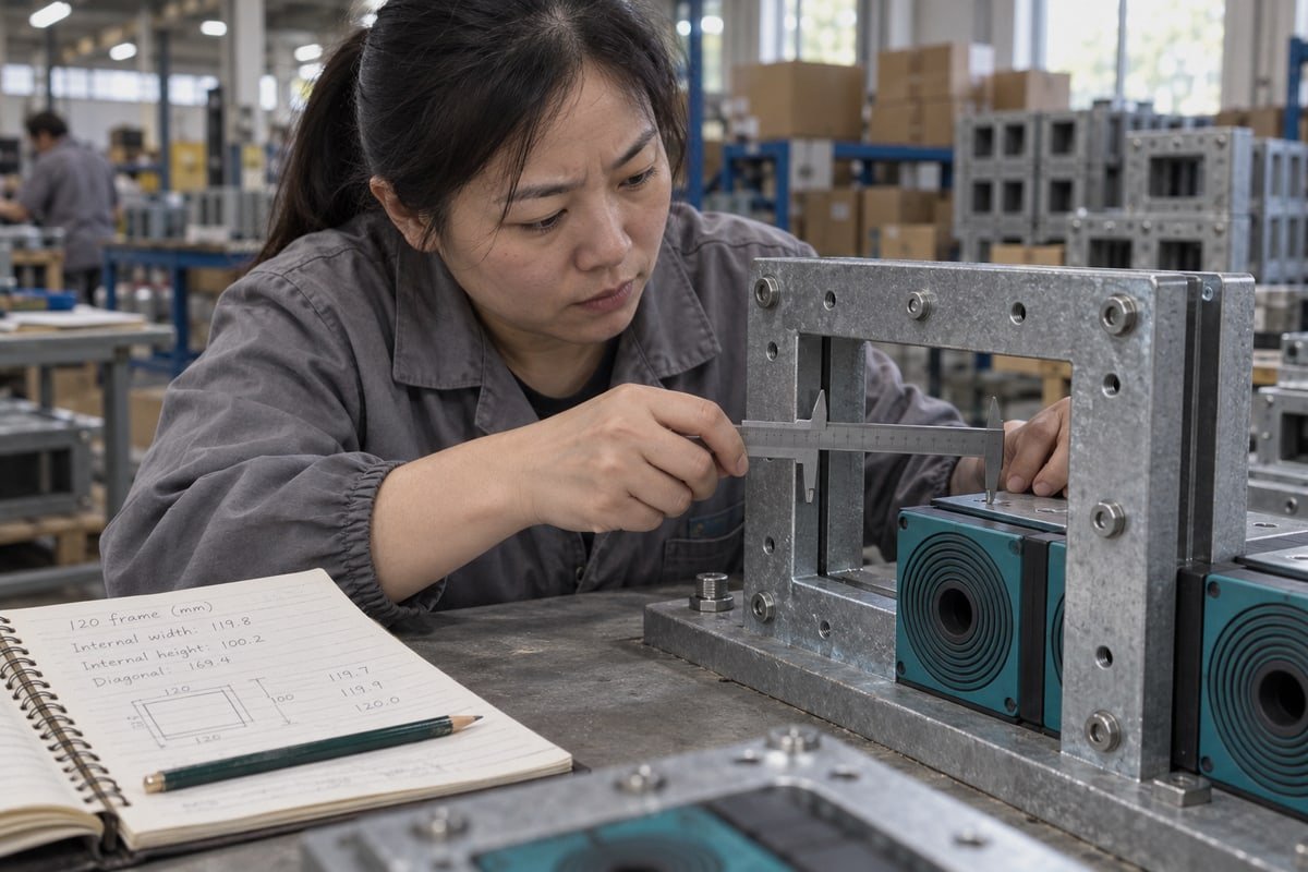 Standard MCT module fitting into existing 120-frame cutout with compression wedge (ID#2)