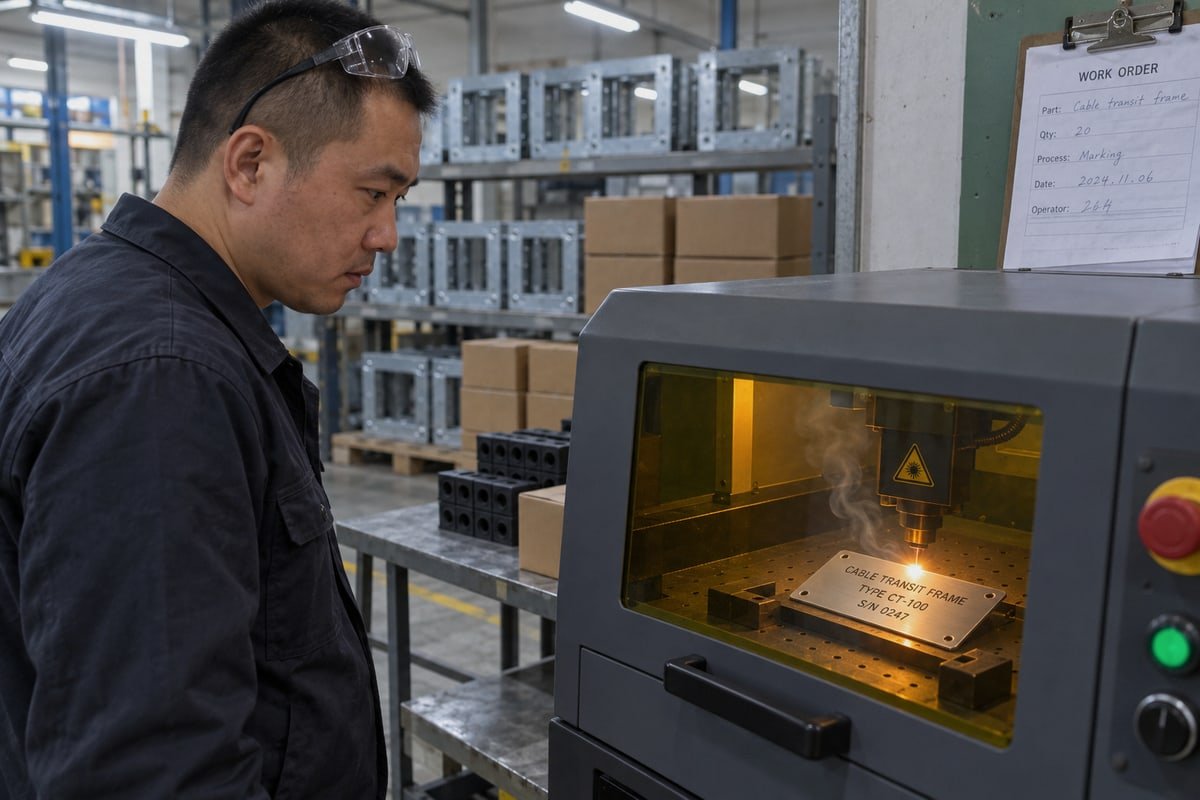 Certification Documentation Certification and test documentation required for custom-branded cable transit modules approval (ID#4)