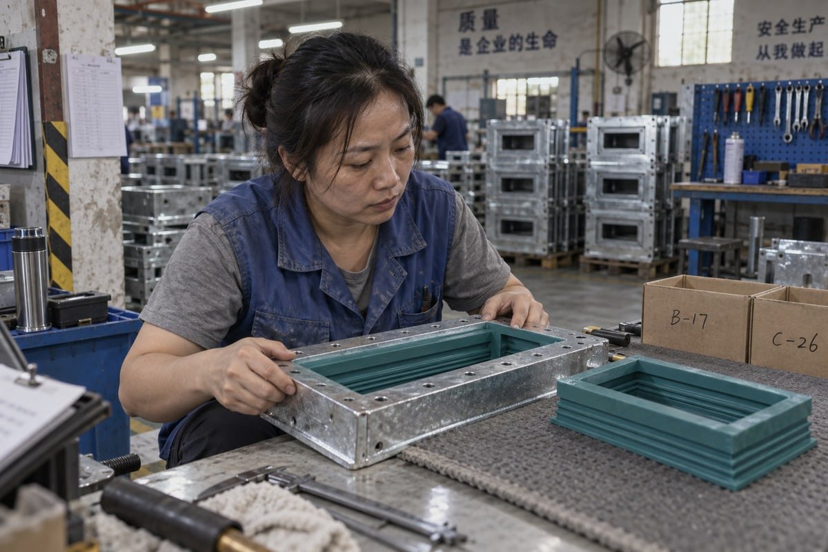Dimensional Fit Risks Dimensional and fit checks for cable transit frame cutout, modules, and compression units (ID#3)