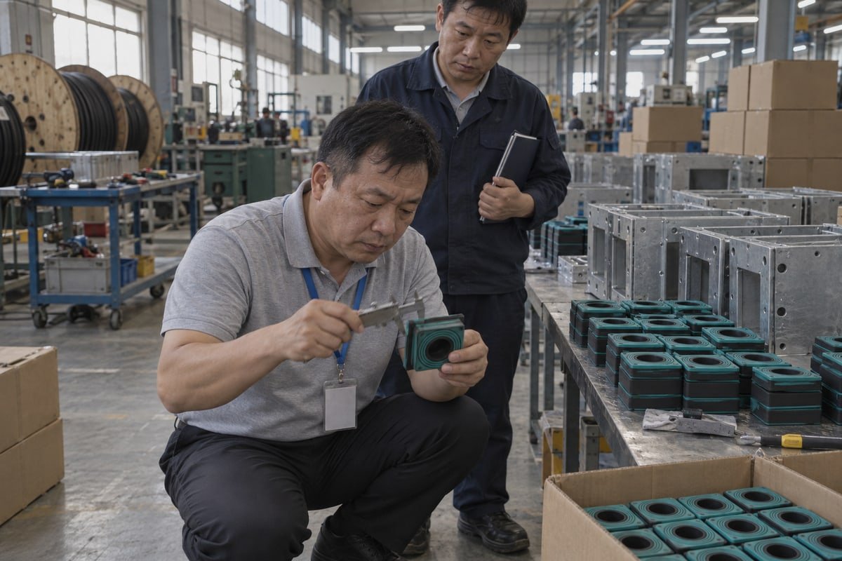 Technical checks and test reports required during pre-shipment inspection of cable transits (ID#4)