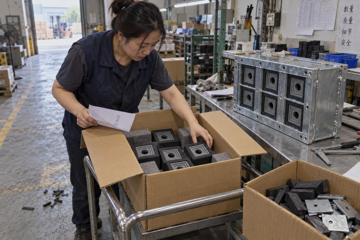 Reducing freight volume for modular MCT sealing systems with efficient module selection (ID#2)