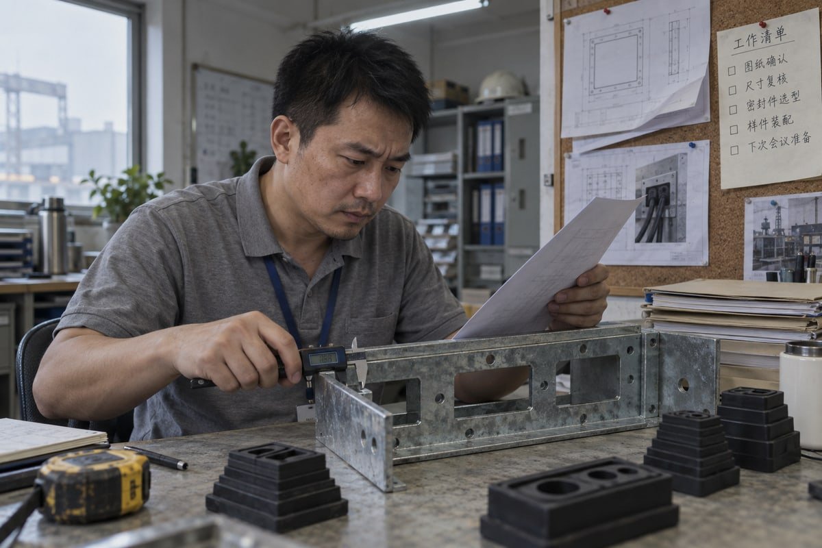 Verifying drop-in fit of backup MCT supplier for 120-frame cable transit systems (ID#3)