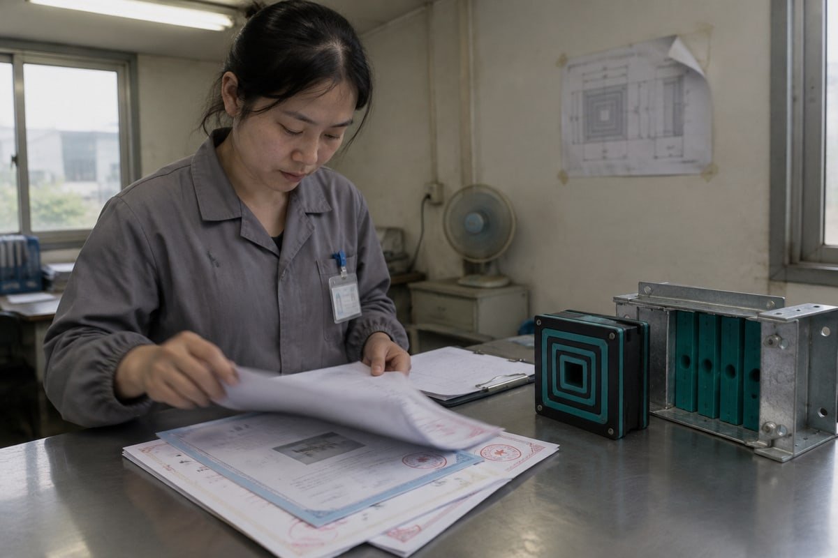 Certification and test documentation package required for marine classification approval of MCT drawings (ID#3)