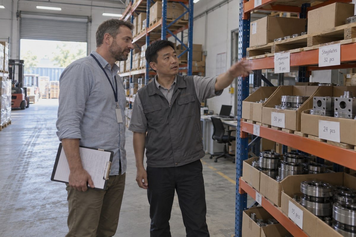 Supplier inventory levels and contractual lead-time commitments for MCT spare parts sourcing (ID#3)