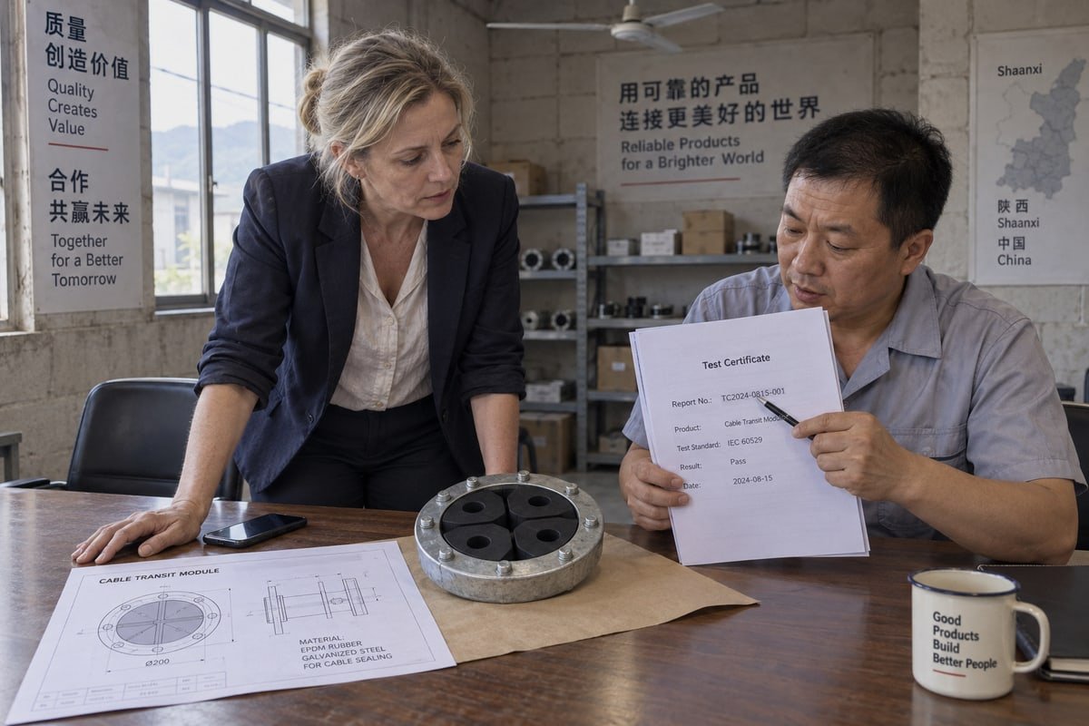 Verifying authenticity of Chinese factory test reports through CNAS accreditation and lab checks (ID#3)