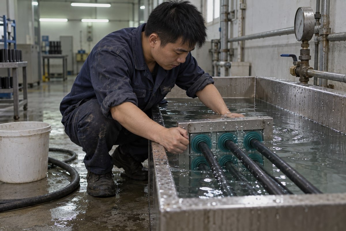 Verify IP68 watertight sealing with test reports and condensation cycle validation (ID#3)