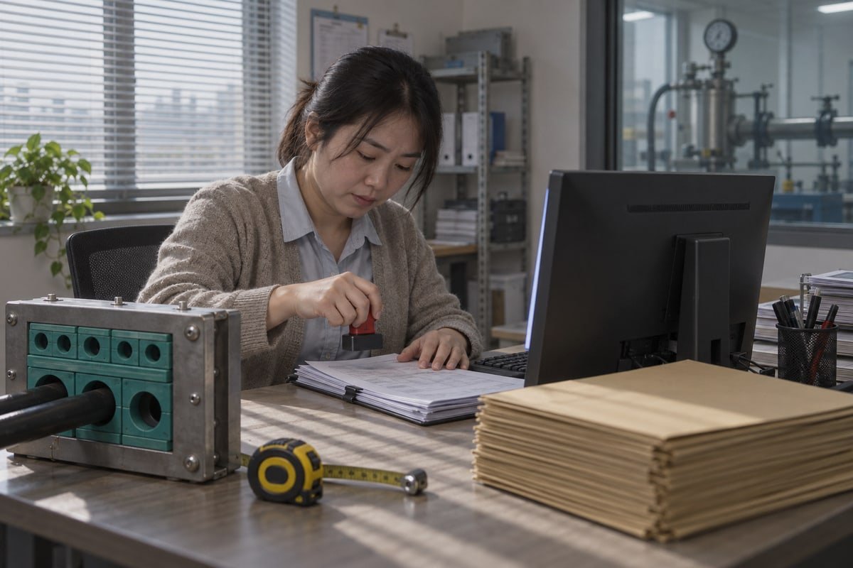 Request material, salt spray, IP68, fire, and ISO test documents for durability (ID#5)