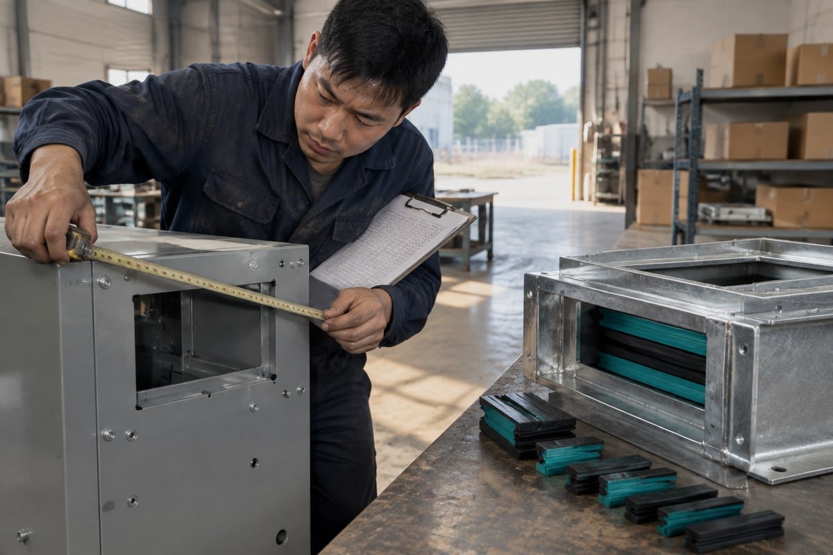 Checking dimensional compatibility with existing 120-frame cutouts before ordering cable transit parts (ID#3)
