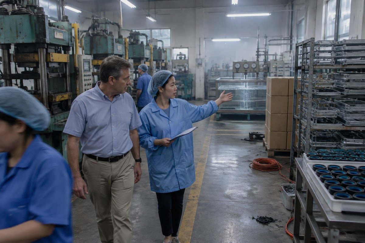 Supplier Capacity Verification Verifying supplier production capacity through audits and bulk order references before purchasing (ID#2)