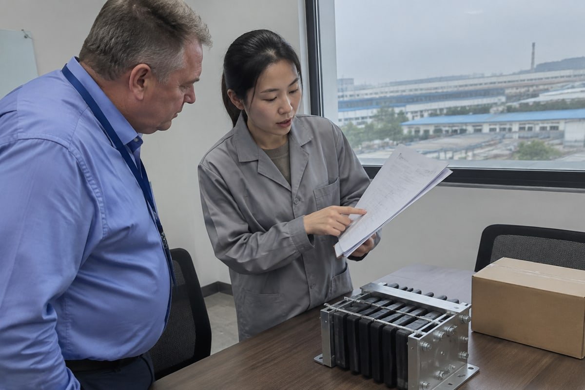 Test documents needed to confirm gas group compatibility before supplier approval (ID#3)