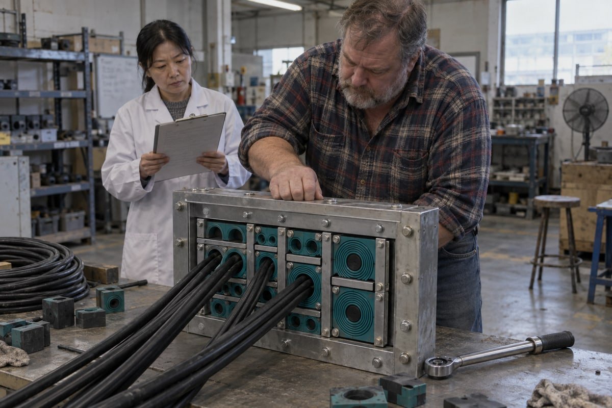 On-Site Training Options On-site versus factory hands-on training options for MCT sealing module installation (ID#4)