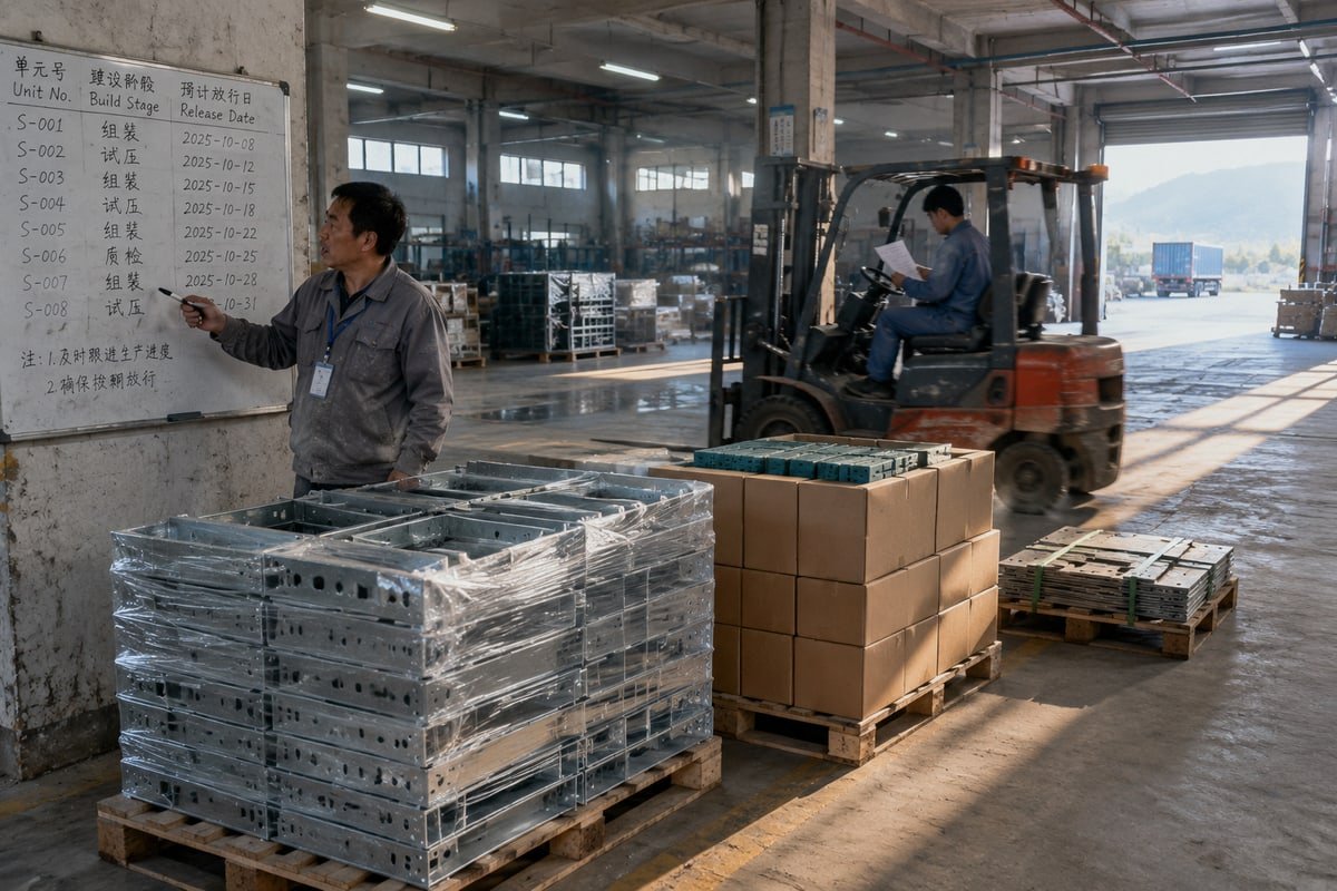 How to Schedule Staggered Deliveries for Multiple Multi Cable Transit E-House Orders?