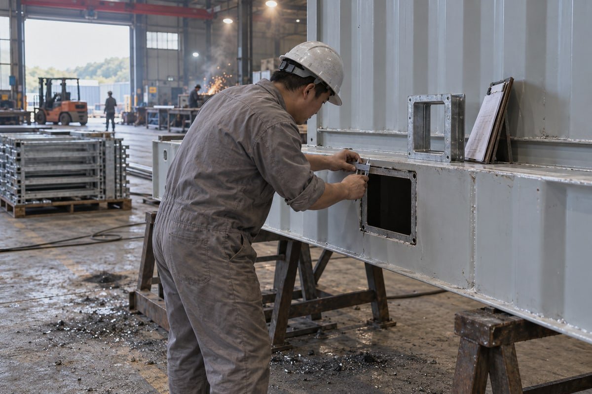 Fire rating IP68 and gas tight compliance testing for standardized MCT frame systems (ID#4)