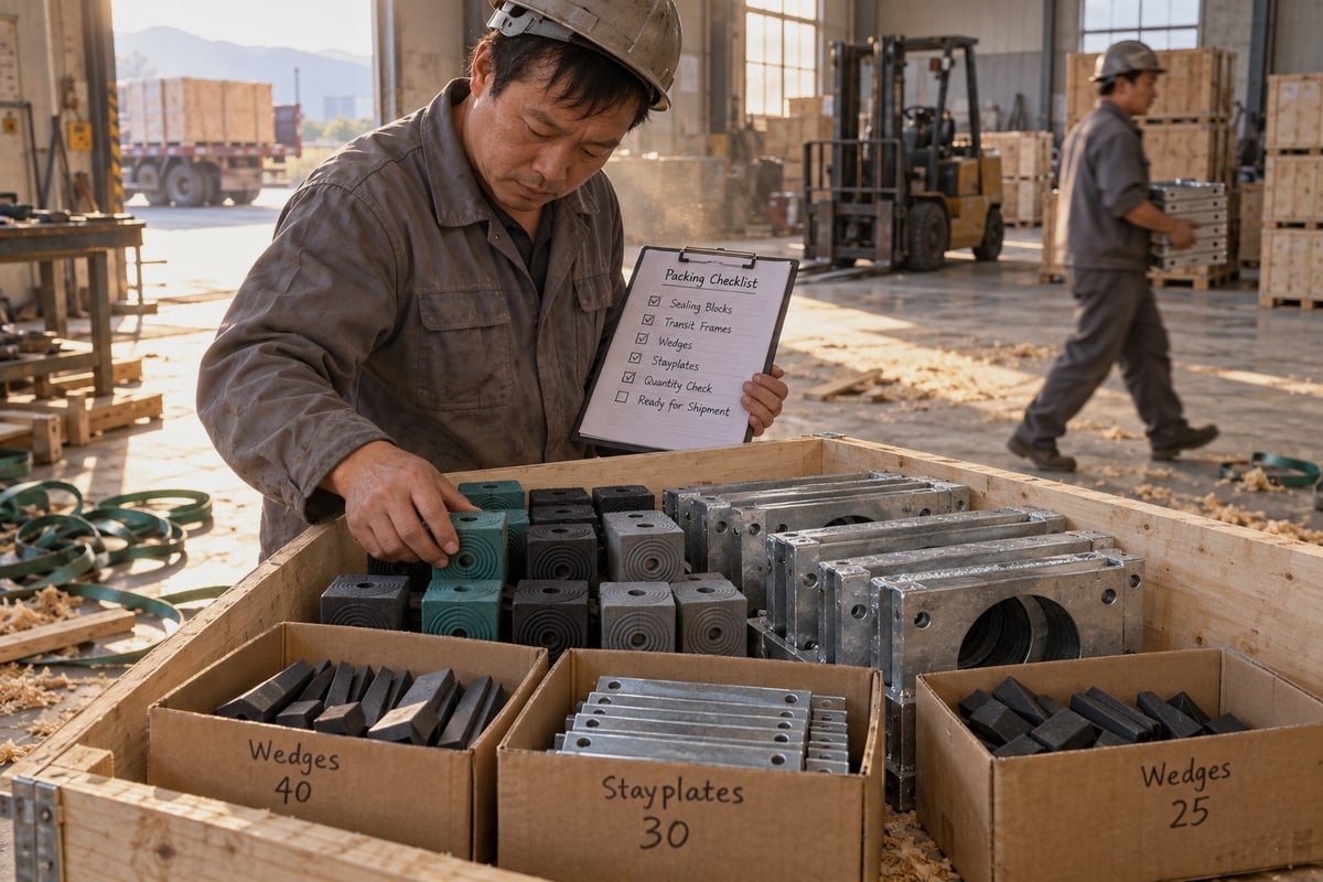 How Many Spare Sealing Modules and Compression Units to Ship With an E-House MCT System?