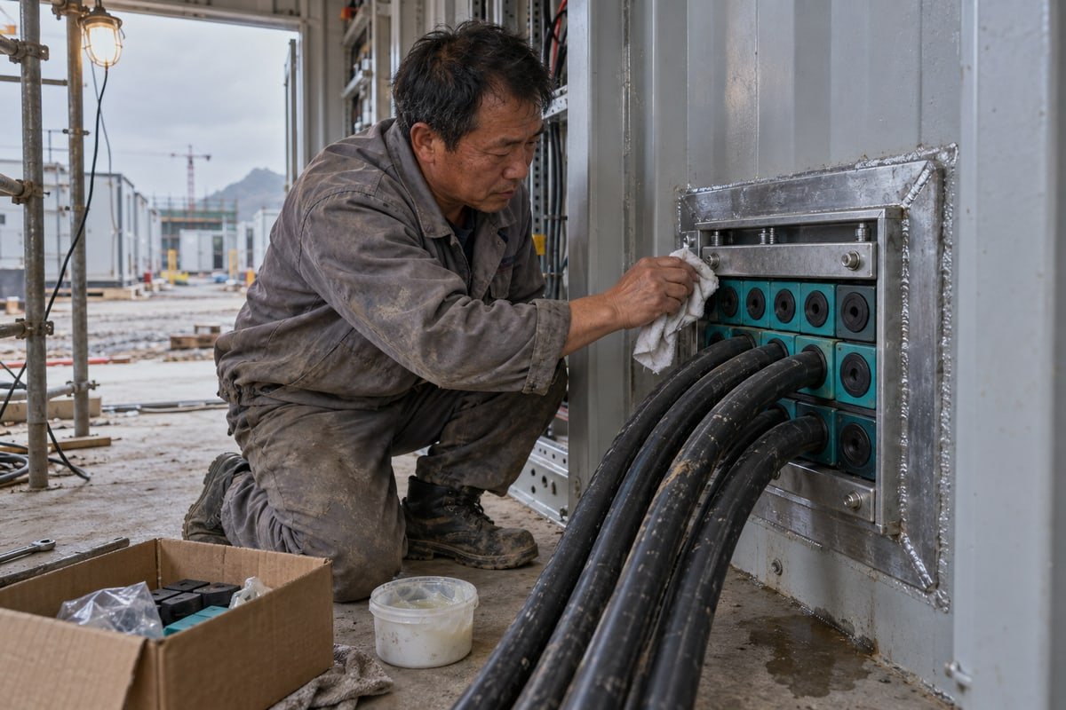 How to Properly Restore the Seal After Cable Pulling When Installing a Multi Cable Transit?