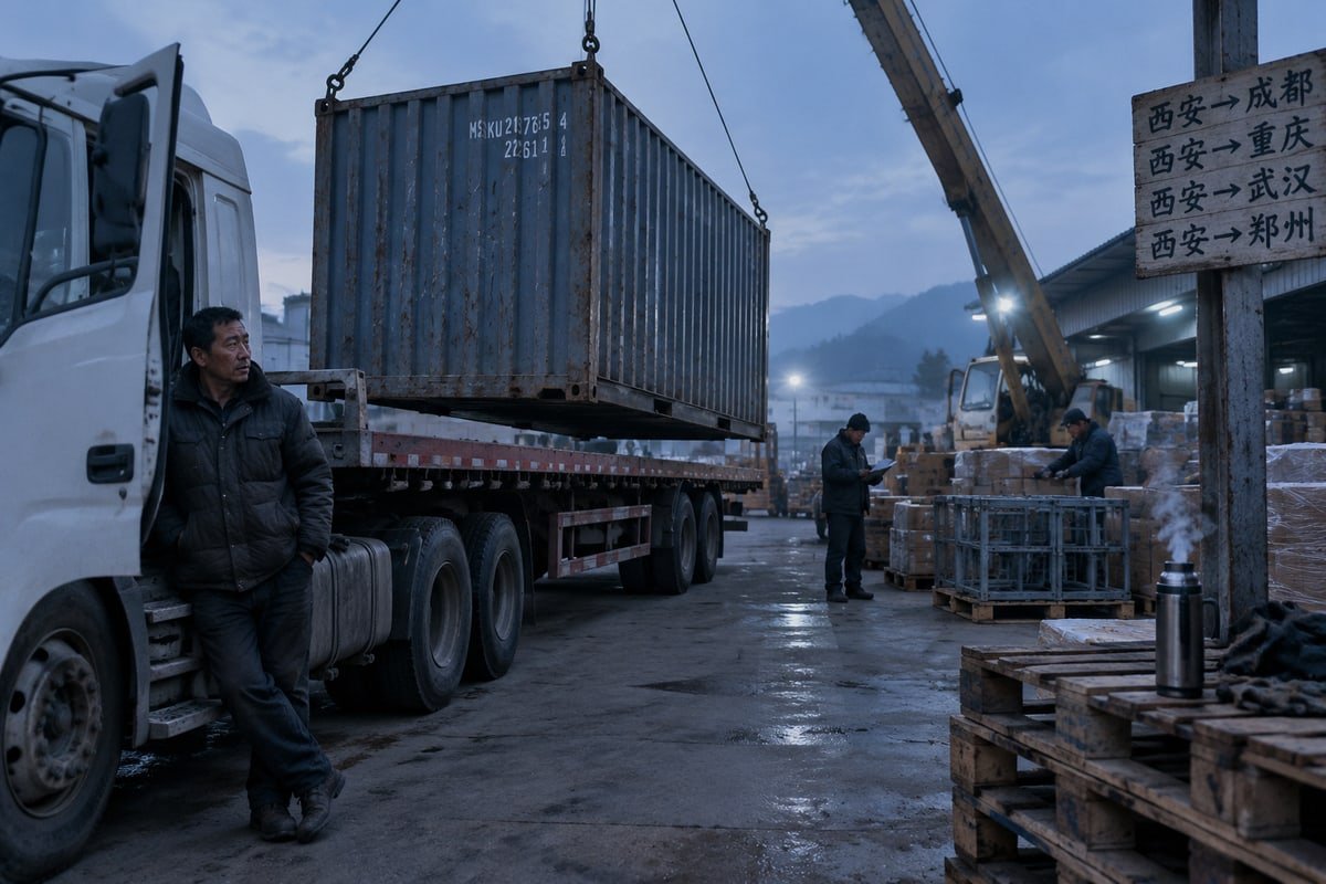 Shipping Lead Times Lead time differences between FCL and LCL shipments from Shaanxi and Shandong factories to Europe (ID#3)