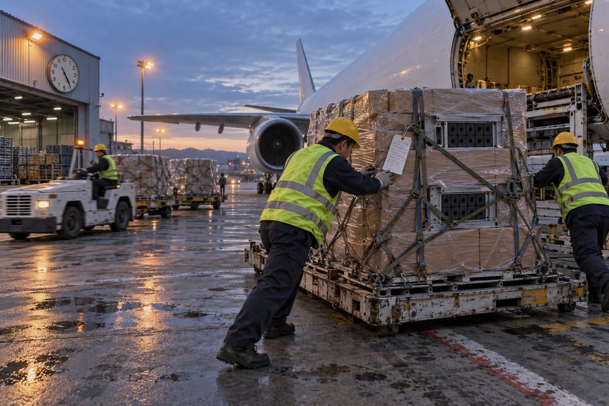 Typical air freight lead times for urgent international MCT module shipments (ID#2)
